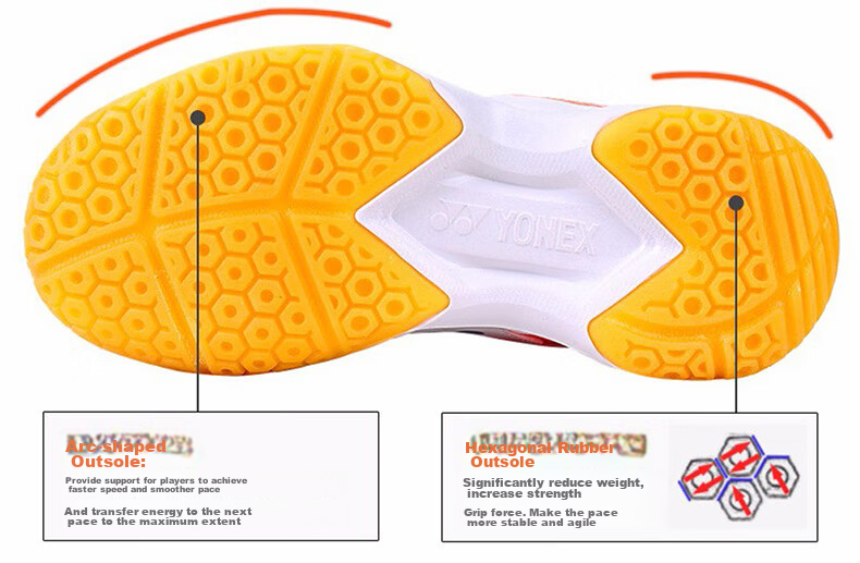 Детские кроссовки для бадминтона YONEX SHB220JRCR Off-White, размер 36