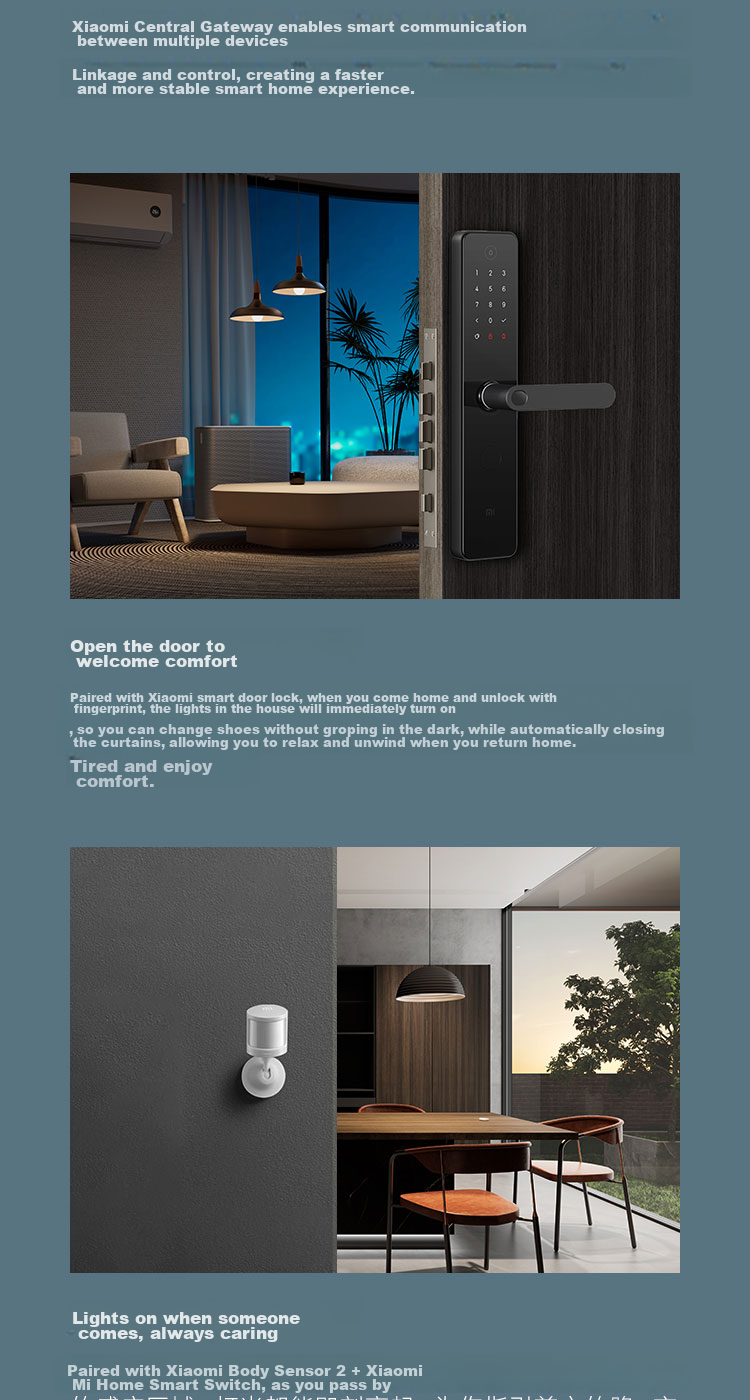 Умный хаб Xiaomi Mijia Smart Hub Gateway, центр управления умным домом, беспроводное управление, Bluetooth Mesh, миллисекундный отклик