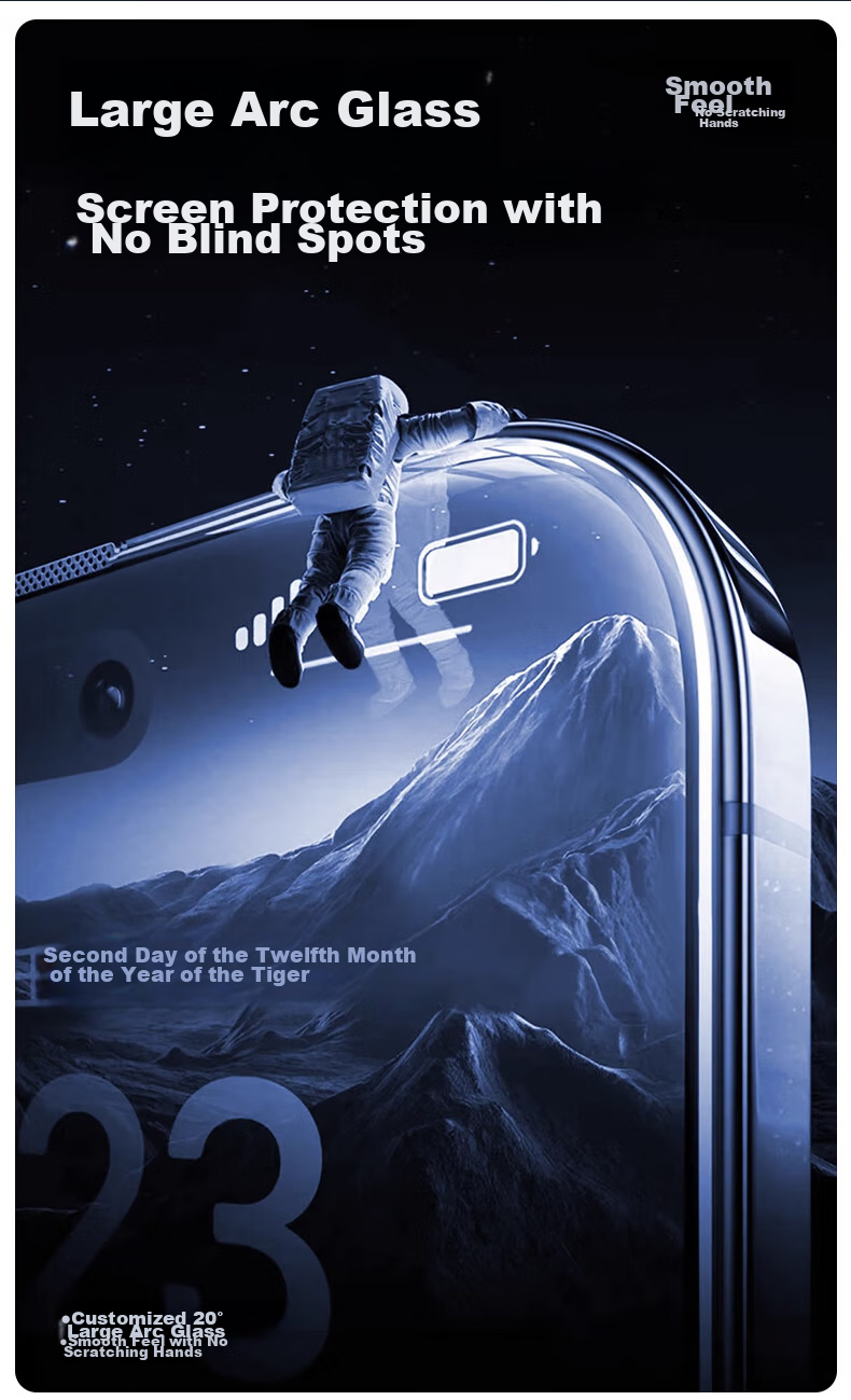 Защитное стекло DIVI для Apple iPhone 13 / 14 / 13 Pro / 16 E, 2 шт.