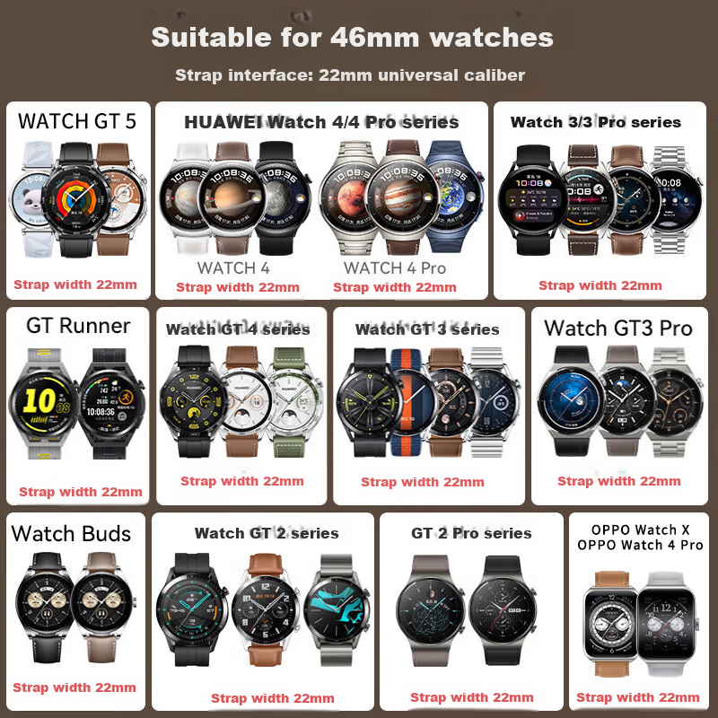 Ремешок Stiger Milanese для Huawei Watch 5/4/GT6/5/4/3/2/Pro, Honor Magic2, OPPO Watch 4 Pro, Титановый Серый, 22мм
