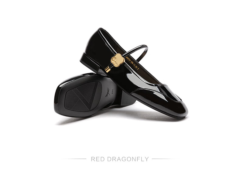 Женские туфли RED DRAGONFLY, модель WTB34373, красные, размер 38