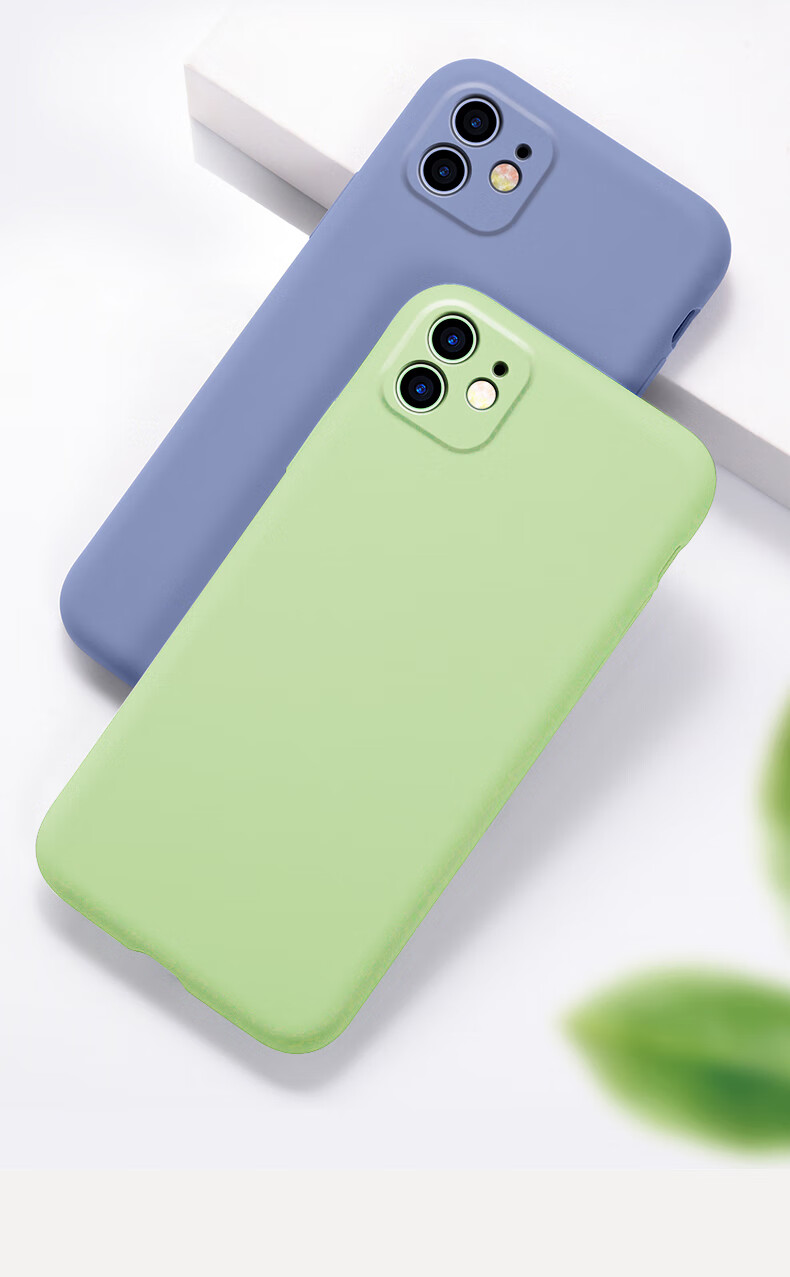 Чехол для iPhone 11 KEKLLE, силиконовый, серый, с защитой камеры