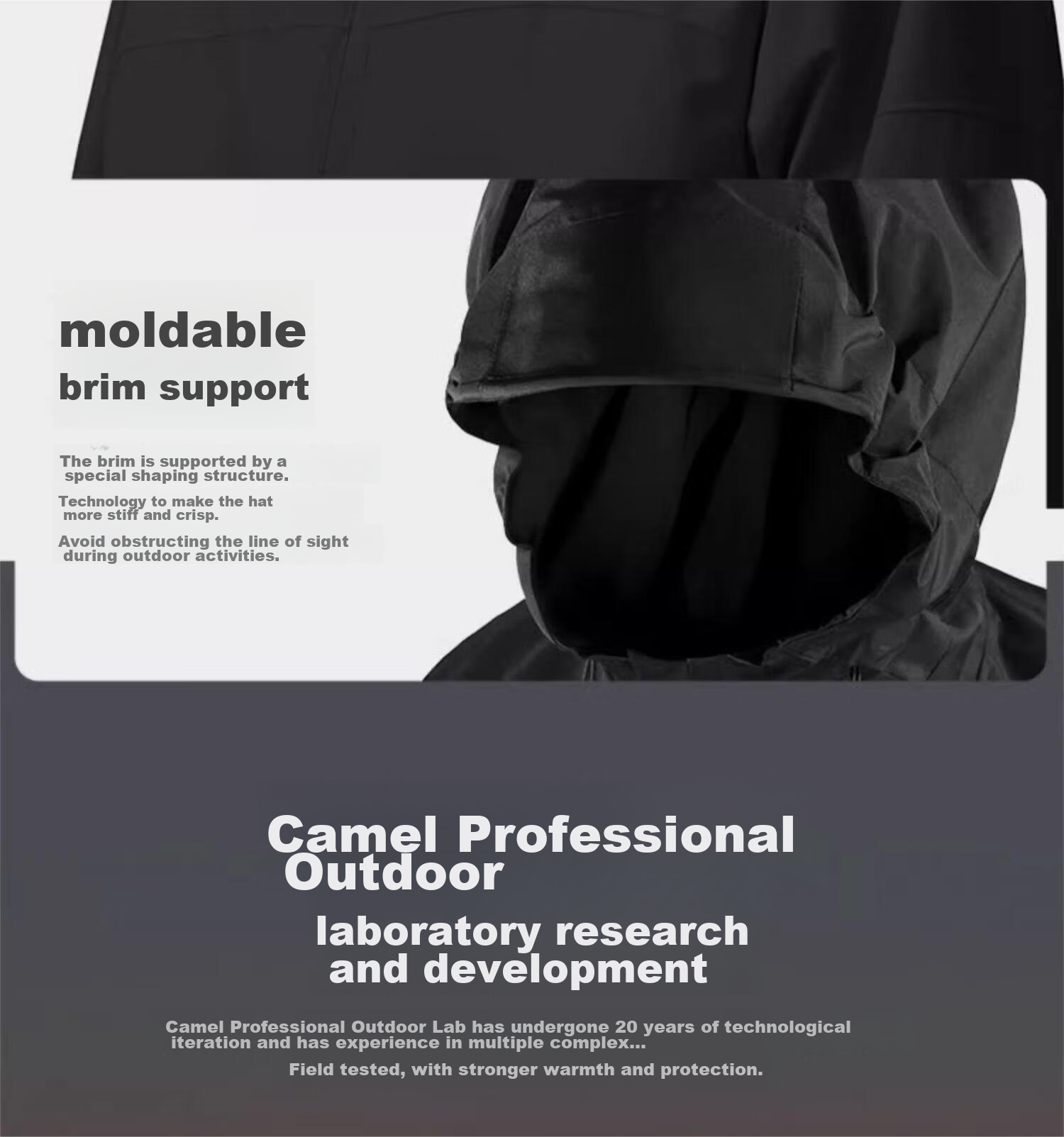 CAMEL Водонепроницаемая куртка для улицы, однослойная, унисекс, размер L, цвет "пушечная сталь"