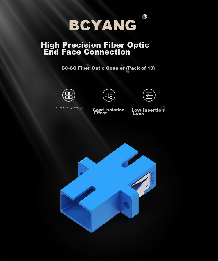 BOYANG BY-F1110 Оптический соединитель SC-SC, 10 шт.