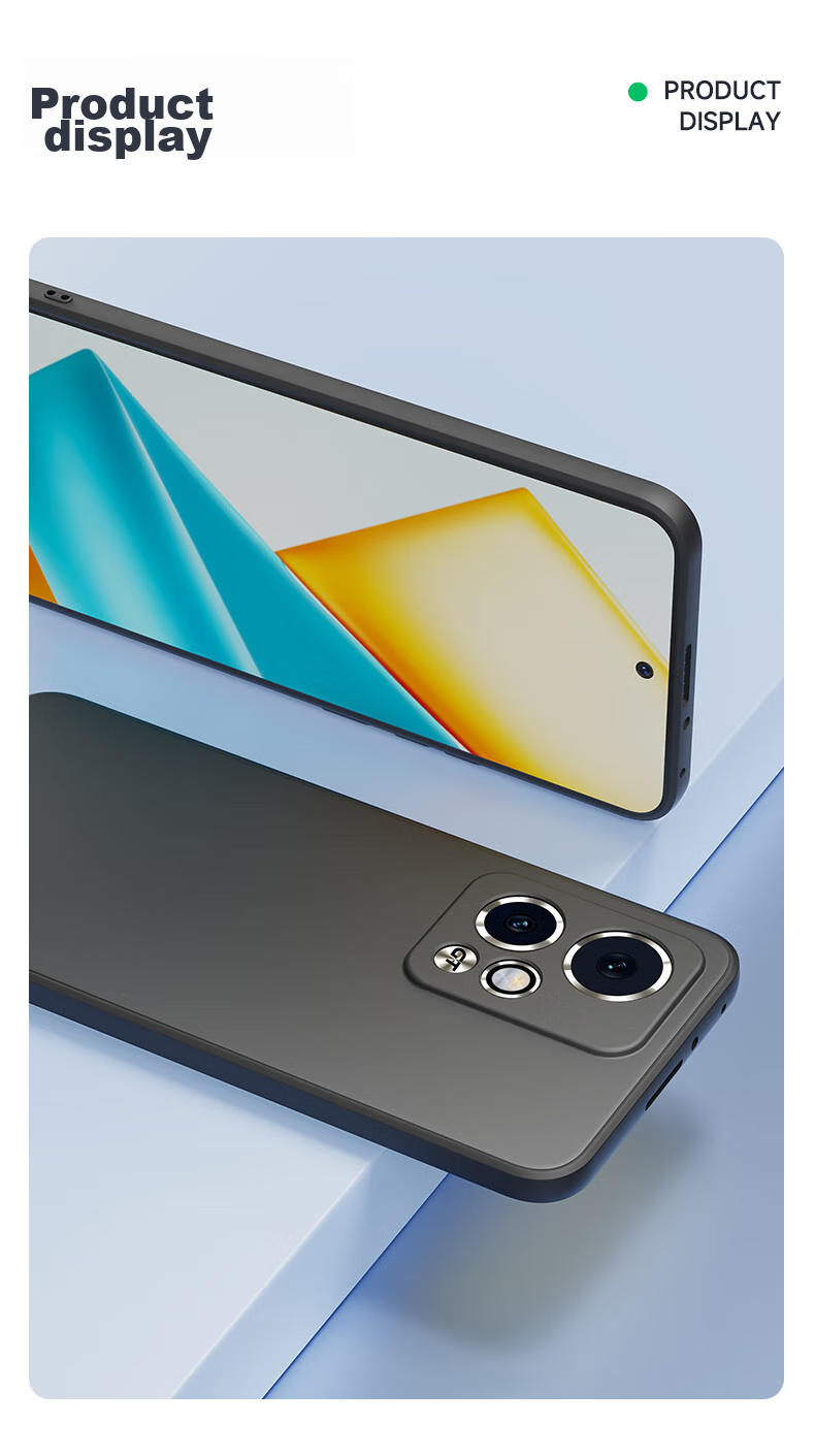 Чехол BIAZE для Honor 90 GT, противоударный, ультратонкий, с flocked lining, черный