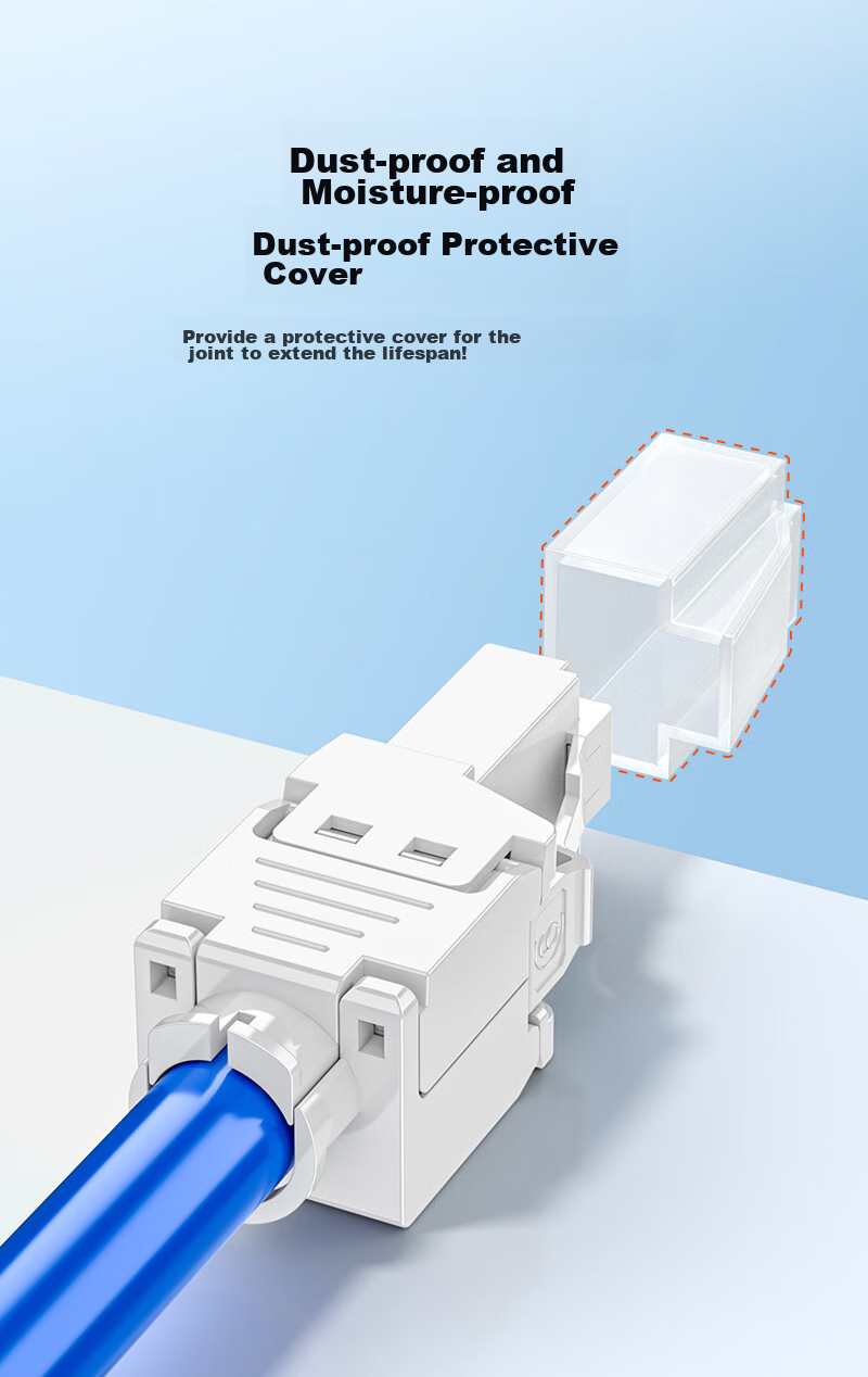 Разъём RJ45 SAMZHE MD61B, Cat6, без инструмента, 8P8C, для сетевого кабеля