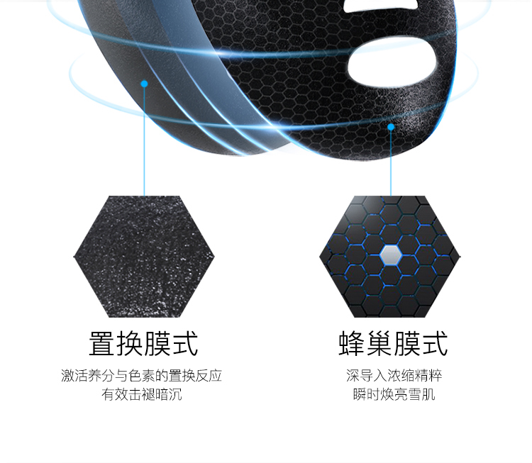 EAORON澳容EAORON 水光净透黑面膜25g*5片/盒 击退暗沉  提亮肤色