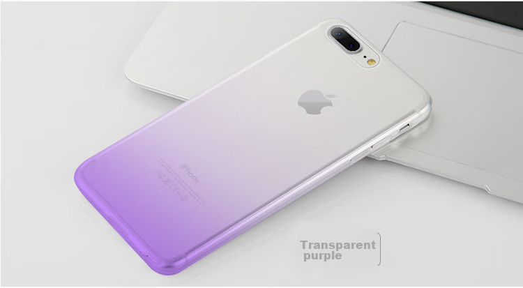 Чехол ESCAPE для iPhone 8/7 Plus, прозрачный, силиконовый, противоударный, TPU, мягкая защитная накладка, 5.5 дюймов