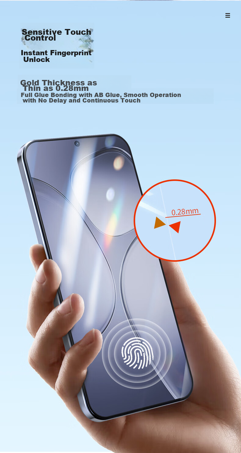 Защитное стекло LLUNC для Xiaomi Redmi K70 Ultra, закаленное, ультратонкое, полное покрытие, защита от падений и царапин