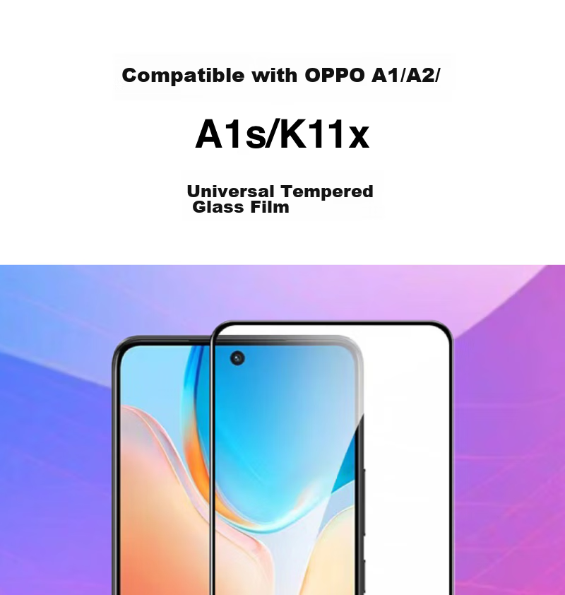Защитное стекло MAIKUQI для смартфонов OPPO A1/A2, A1s/K11x, универсальное, HD, 2 шт.