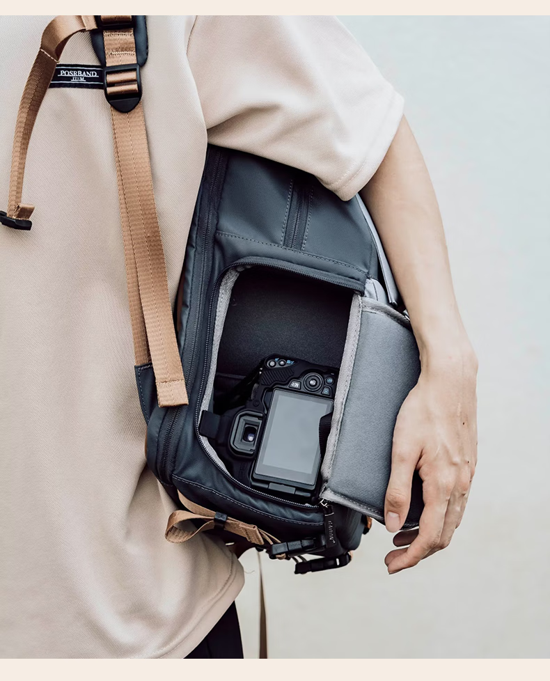 Рюкзак для DSLR-камеры CWATCUN, многофункциональная цифровая профессиональная беззеркальная и DSLR уличная большая емкость портативная сумка для камеры