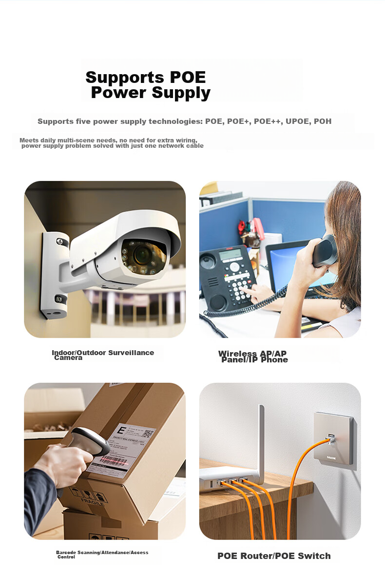 Сетевой кабель SAMZHE CAT6 Gigabit Ethernet, 200 метров, синий, для домашней установки, видеонаблюдения