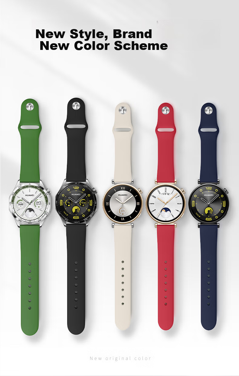 Спортивный силиконовый ремешок Xiaopijiang для Huawei Watch GT 6/GT 5 Pro/GT 4/GT 3 Pro, для Huawei Watch 5/4 Pro/3, Honor GS3, ремешок 22 мм, серый