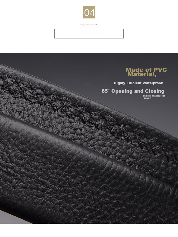 Ремень мужской CROCODILE из натуральной кожи, автоматическая пряжка, черный, 120 см