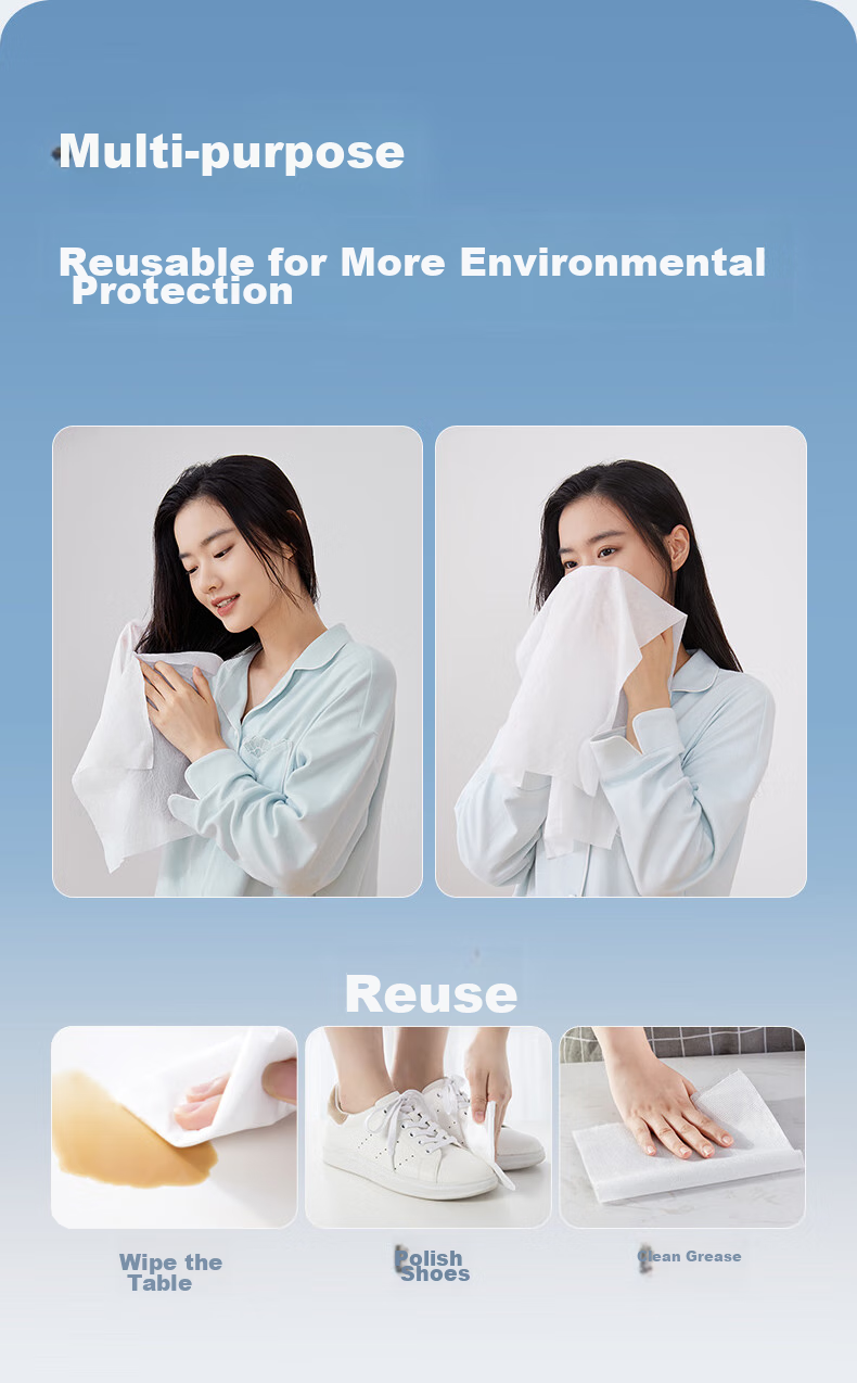 Одноразовые компрессионные полотенца PurCotton, 6 шт. х 6 упаковок, 100% хлопок, портативные для путешествий, купания, красоты и поездок, 66x32 см.
