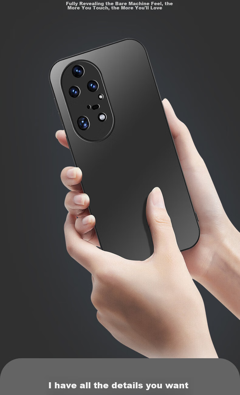 Чехол HotFire AG Frosted для Huawei P50 Pro, противоударный, анти-отпечатки, графитовый черный
