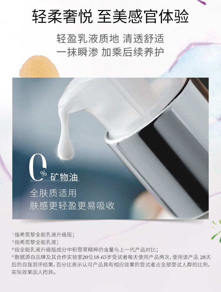 希思黎（Sisley）全能乳液升级限量版125ml补水保湿敏感肌护肤品套装生日礼物