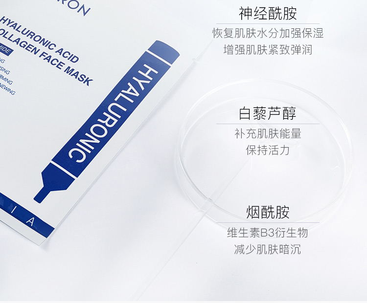 EAORON澳容EAORON 水光精华面膜补水保湿面膜25ml*5片 玻尿酸面膜 
