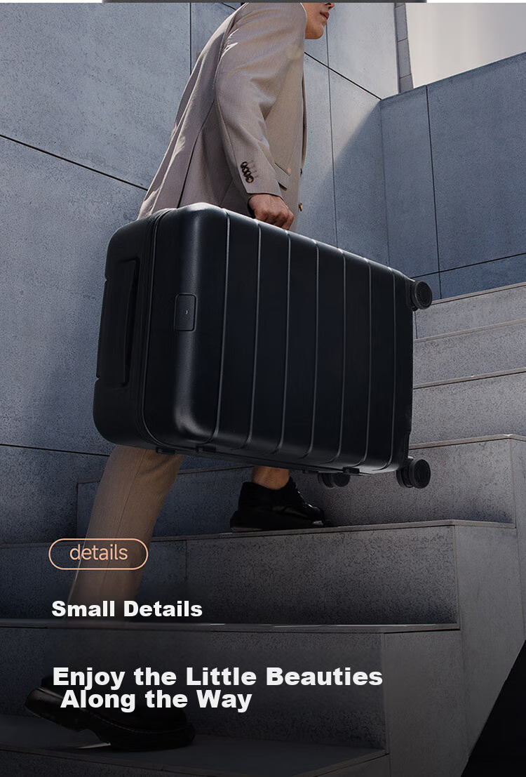 Чемодан Xiaomi Mijia Luggage, 28 дюймов, черный, PC, с кодовым замком