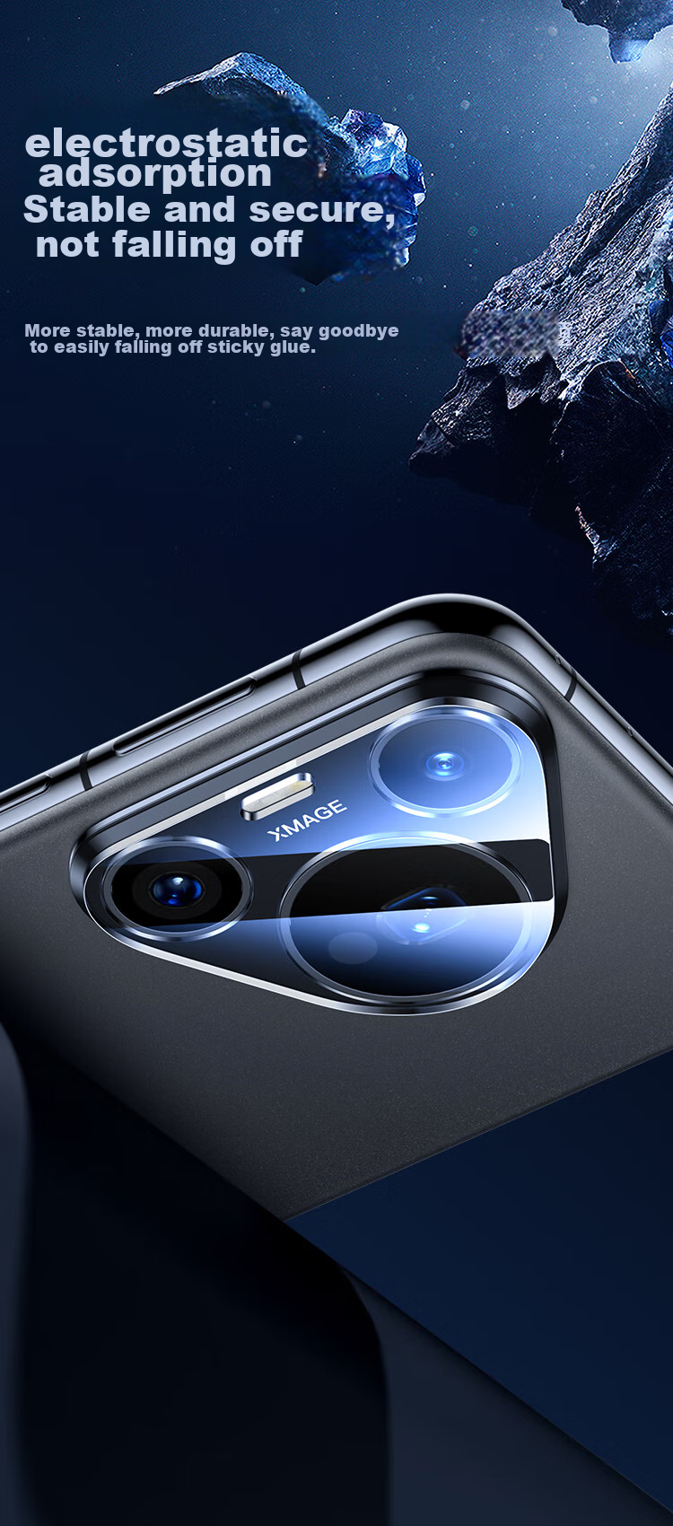 Защитная пленка для камеры BIAZE для Huawei Pura70 Pro, 2 шт., закаленное стекло, полноэкранное покрытие, защита от царапин, высокая четкость