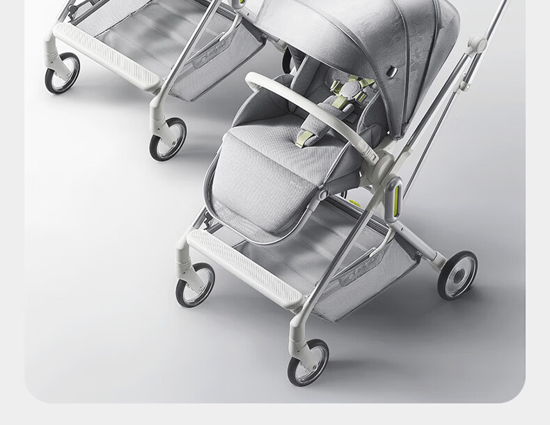 Детская коляска Babycare, складная, легкая, с реверсивным сиденьем, для детей от 0 до 3 лет, цвет "Время Серебро"