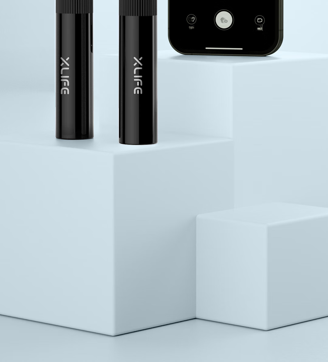 Xlife K3SE - умная визуальная палочка для чистки ушей, набор для удаления ушной серы с силиконовой насадкой-спонжем