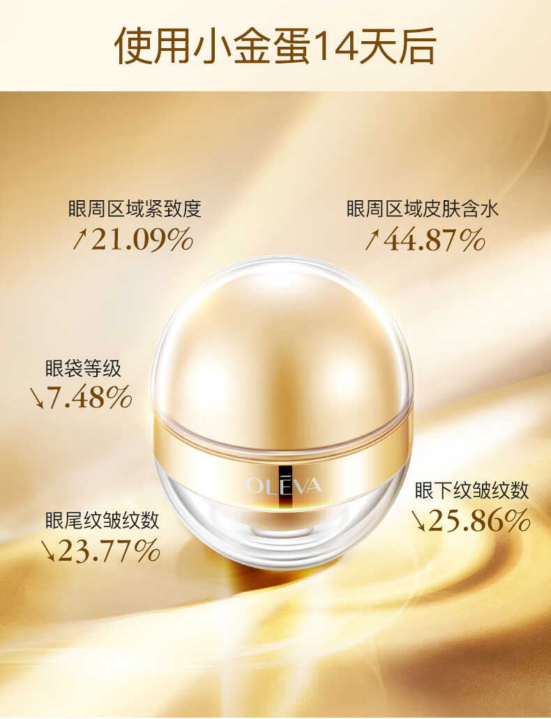 奥洛菲（OLEVA） 早晚分时眼霜补水眼霜精华紧致抗皱眼霜 淡化眼细纹 35g
