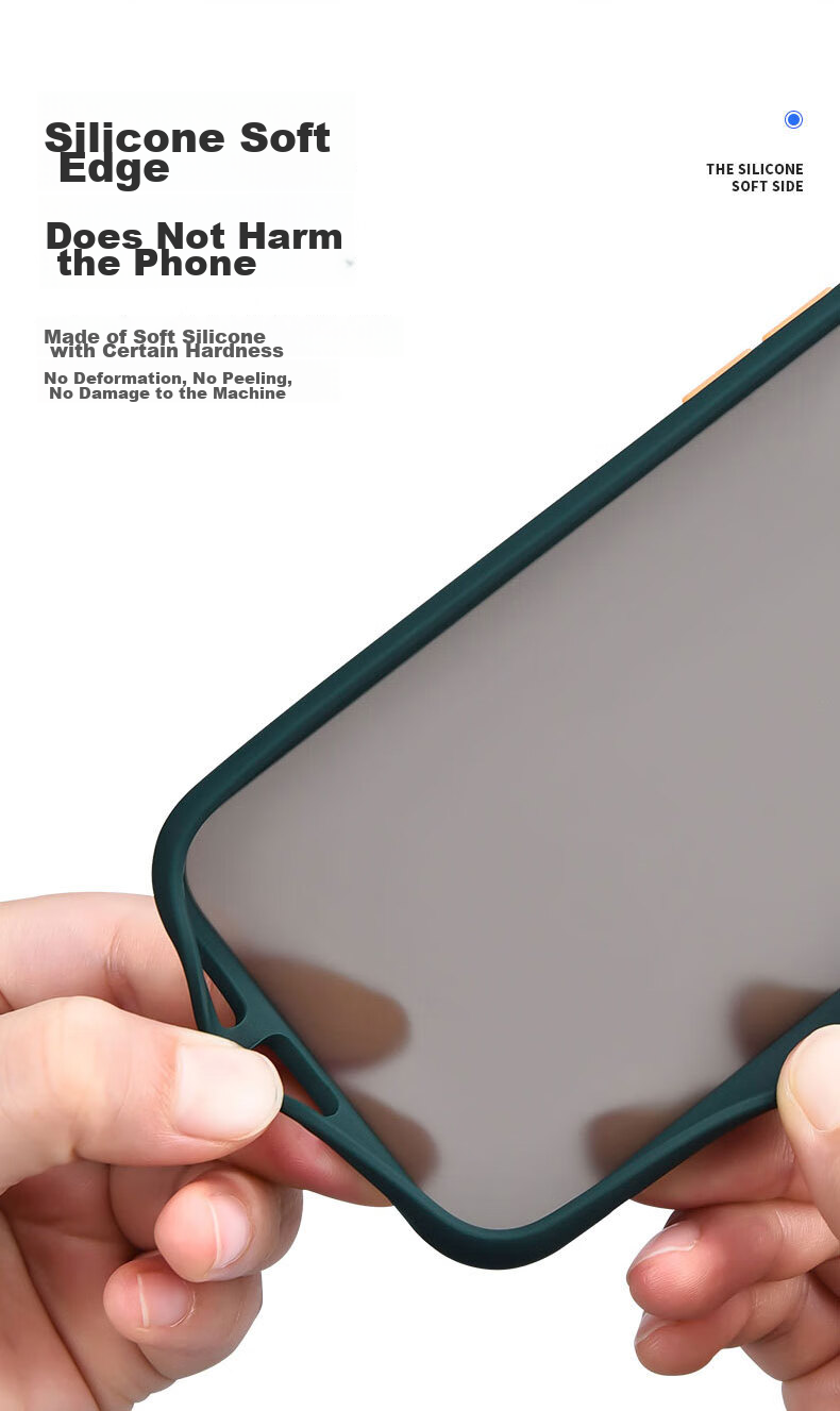 Чехол для iPhone XR "Baozou" противоударный, силиконовый, с защитой объектива, прозрачный матовый, элегантный черный