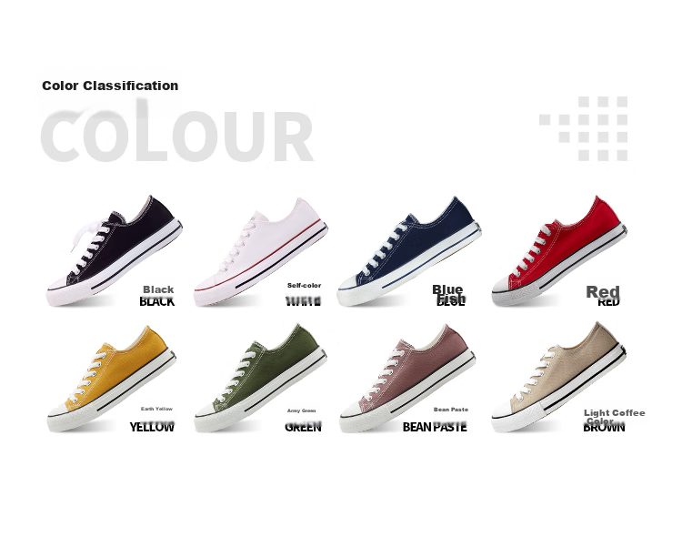 Warrior Classic Low-Top Canvas Shoes for Men And Women, Spring And Autumn Sneakers, Casual Shoes, Running Shoes for Couples, Sports Shoes, 391 Black, Size 41
