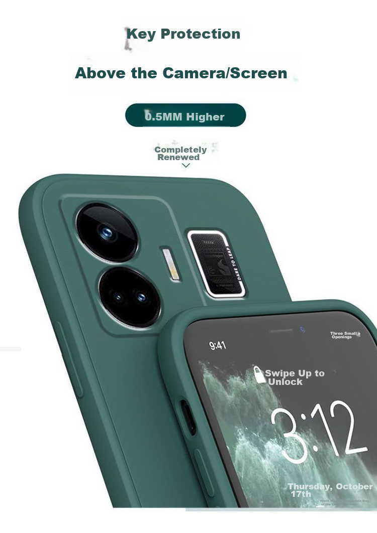 Чехол MAIKUQI для Realme GT Neo5, силиконовый, черный, ультратонкий, противоударный