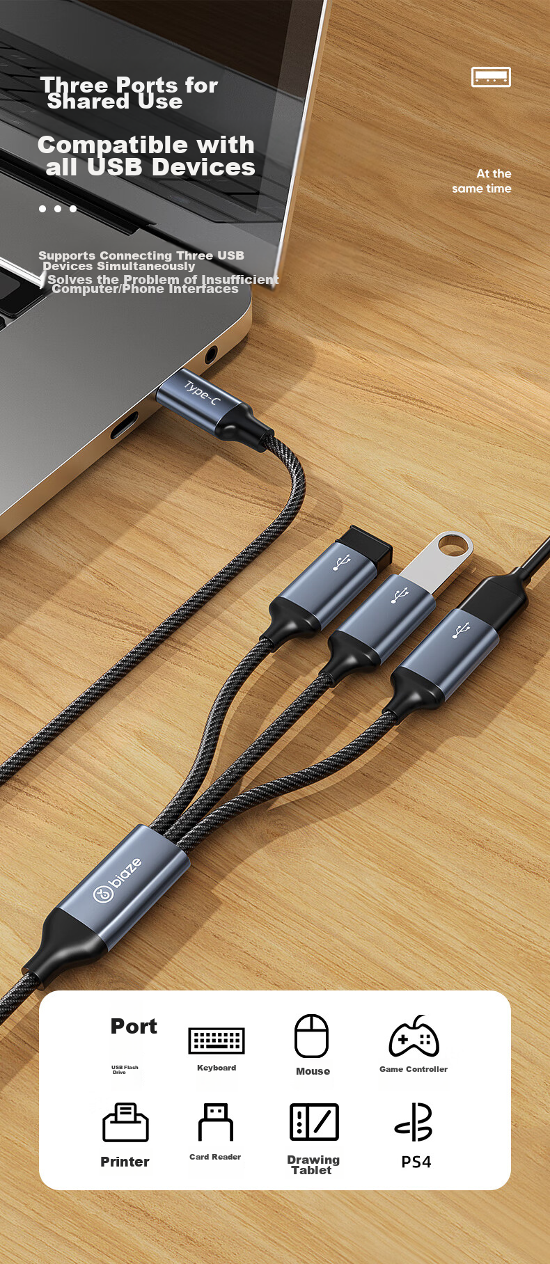 USB-хаб Type-C