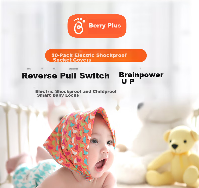 Защитные накладки на розетки Babyprints, 20 шт., от электрического удара, для детей