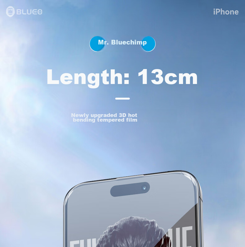 Защитное стекло Lanxingxiansheng для iPhone 15 Pro Max, полноэкранное, HD, антибликовое, противоударное