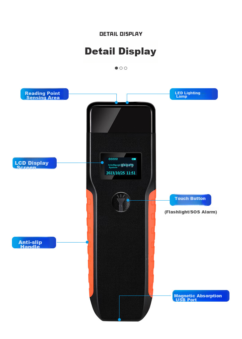 Система патрулирования Realand ZD908 с высокой интенсивностью освещения, машиной для патрулирования безопасности, машиной для патрулирования с дисплеем высокой четкости, электронной системой патрулирования, машиной для патрулирования недвижимости
