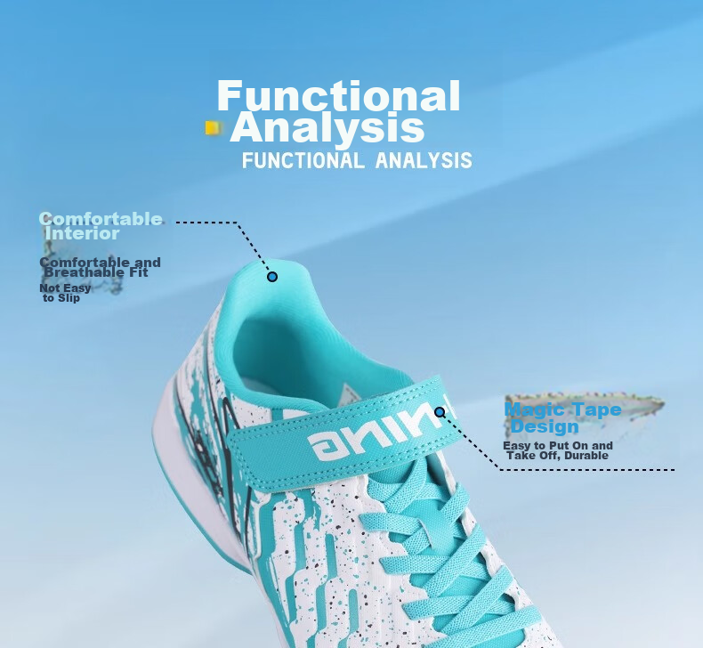 Футбольные бутсы Li-Ning для детей, модель Jin Series, зеленые, размер 32