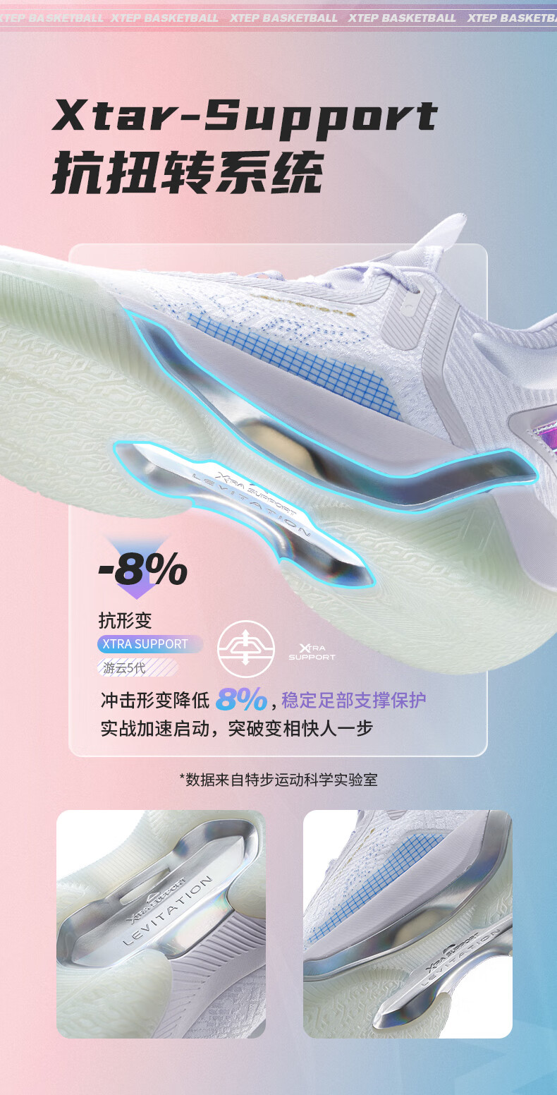 特步篮球鞋_XTEP 特步 绫刃 男子篮球鞋 879119127057