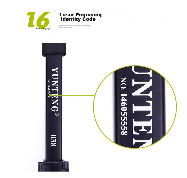 YUNTENG Monopod 038 Professional Photography And Videography Monopod, Hydraulic Head Single-Legged Tripod, DSLR Camera DV Camcorder Selfie Stand with Support Foot Pad Monopod