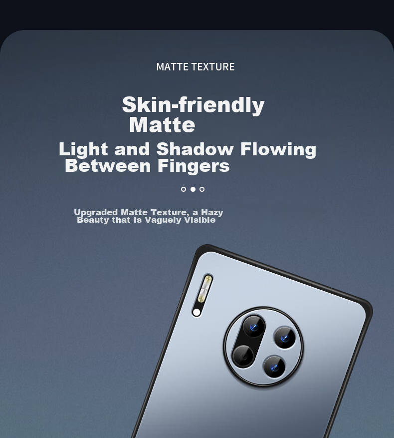 Чехол для Huawei Mate30 Pro/Mate30e Pro Shangsu, AG матовый, противоударный, черный
