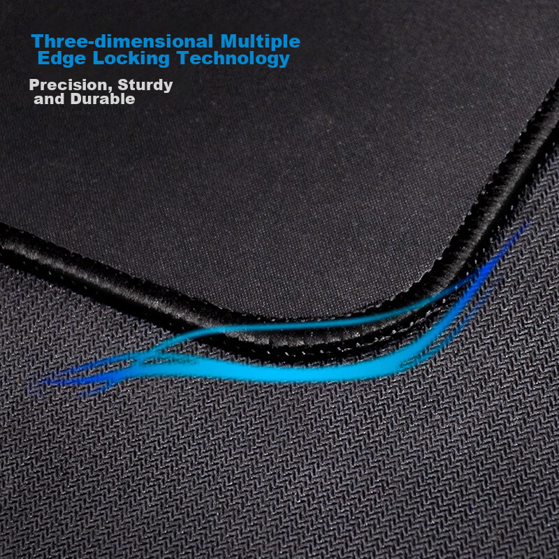 Коврик для мыши EXCO 3-Pack Thick Pure Black, маленький, портативный, для офиса, с блокировкой края, для игр, для ноутбука, оптовый заказ, наполнитель 0278