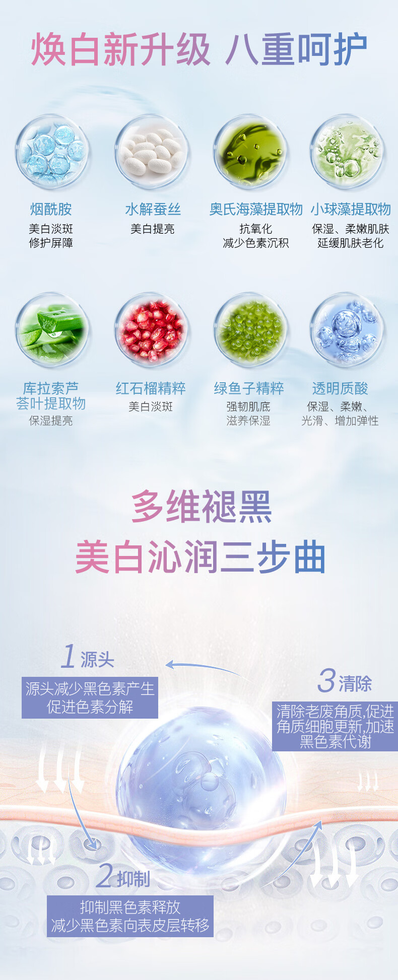 瑞斯美（LaEstephe）提亮美白保湿面膜5片/盒瑞士进口祛斑补水提亮肤色淡斑