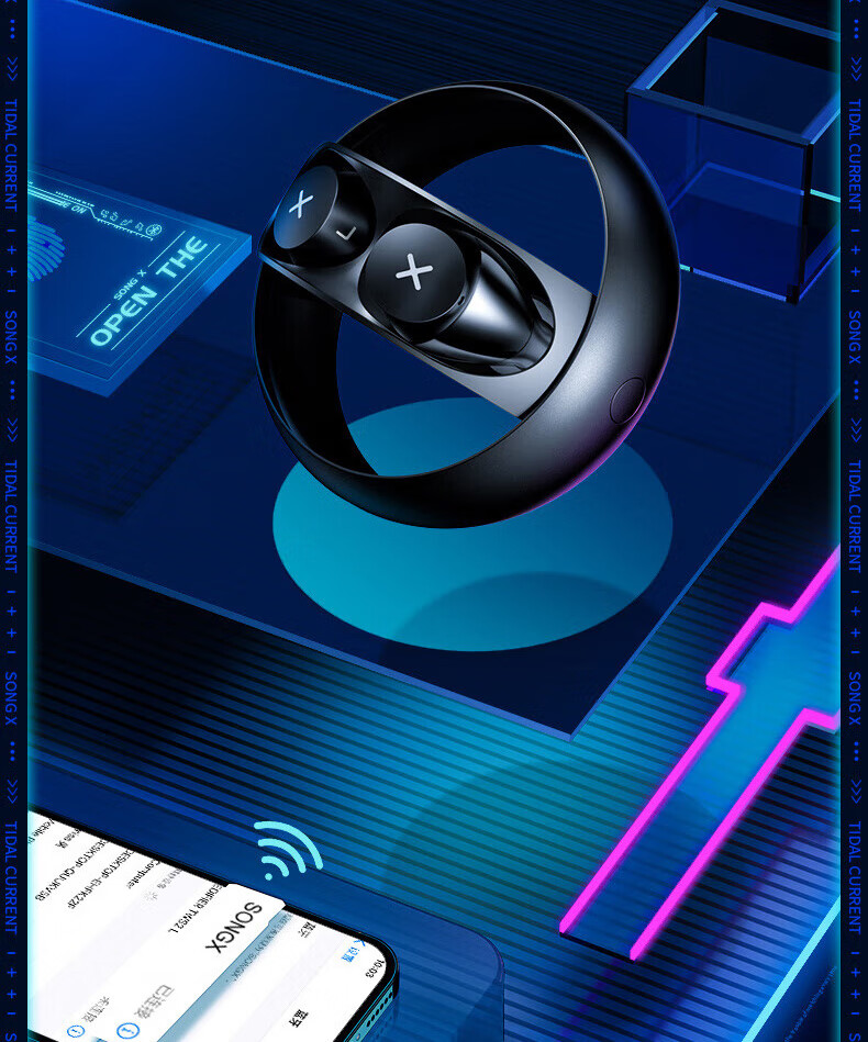 Беспроводные наушники SONGX TWS, True Wireless, с шумоподавлением, Bluetooth 5.3, спортивные, для музыки, совместимы с Apple, Android, Huawei, Xiaomi