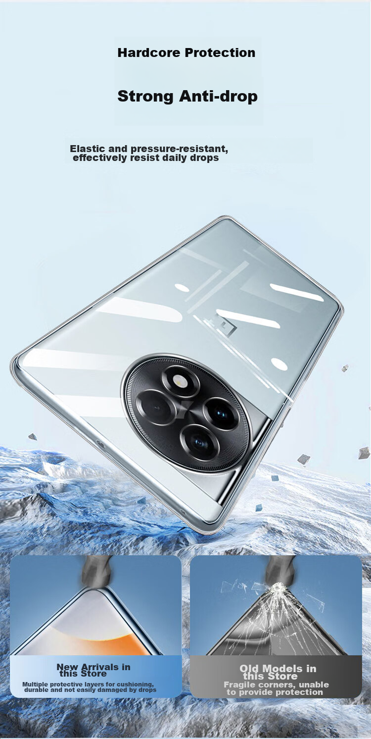 Прозрачный чехол KOOLIFE для OnePlus Ace 2, противоударный, с полной защитой камеры, тонкий, силиконовый, с защитой от отпечатков пальцев