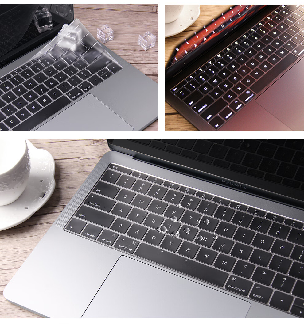 Защитная пленка для клавиатуры Jichuan Apple MacBook Air 13.3 дюйма, A1466/A1369, ультратонкая, прозрачная, водонепроницаемая, пылезащитная
