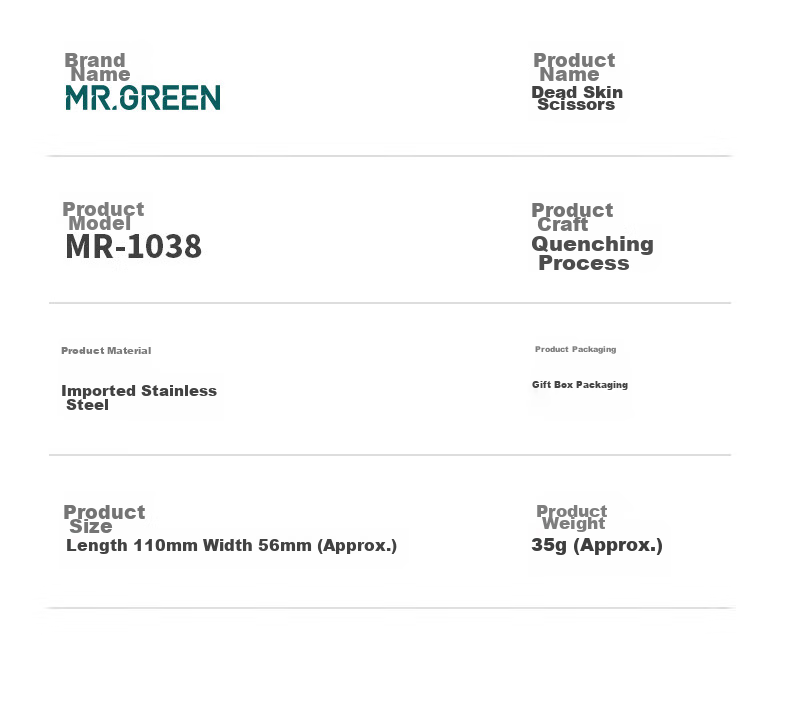 Кусачки для кутикулы MR.GREEN, триммер для омертвевшей кожи, пилочка для ногтей, щипцы для удаления омертвевшей кожи, импортная нержавеющая сталь, MR-1038
