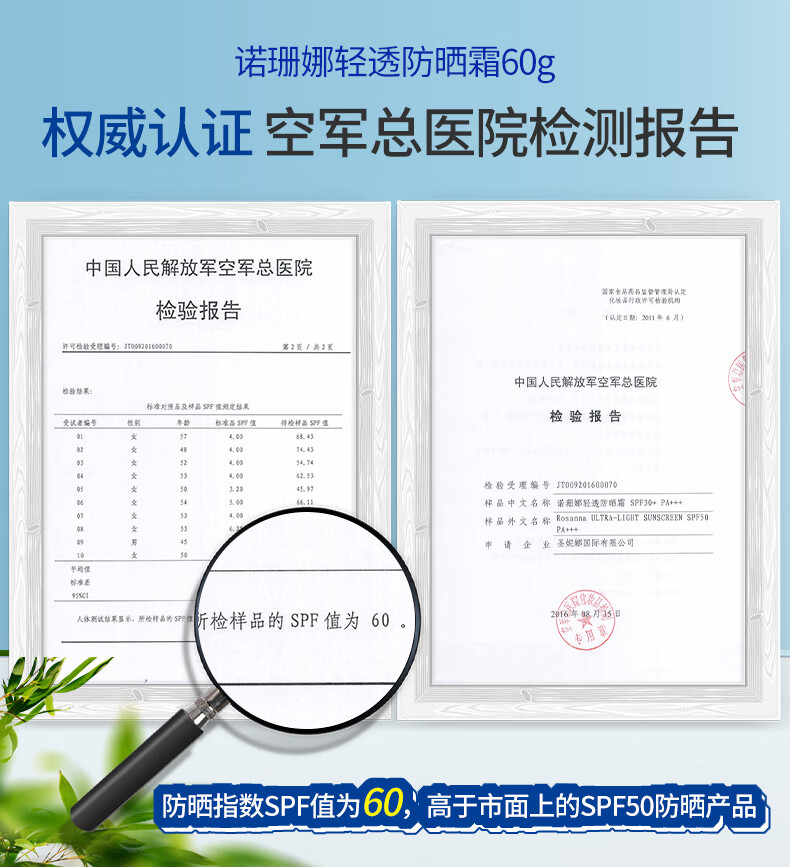 诺珊娜（larosanna）高倍隔离防晒霜乳二合一 SPF50+ 清爽保湿不油腻 男女士澳洲进口 【明星单品】小帆船60g