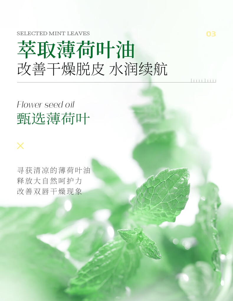 欧丝韵（OSIYUN）薄荷润唇膏滋润去死皮淡唇纹唇膜保湿修护滋润秋冬护唇生日礼物 润唇膏【2支装】