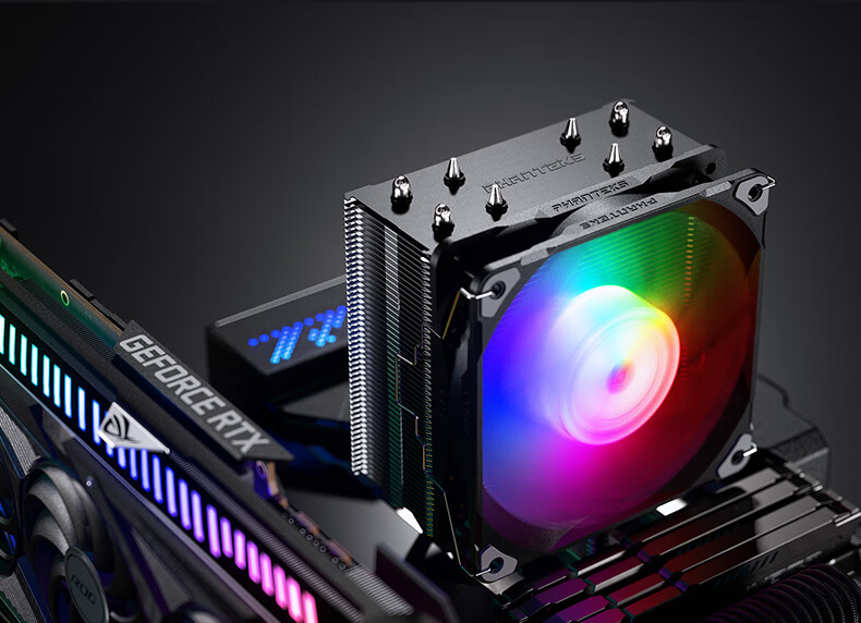 Кулер для процессора PHANTEKS Polar S4, башенный, 4 тепловые трубки, ARGB вентилятор, высокая производительность
