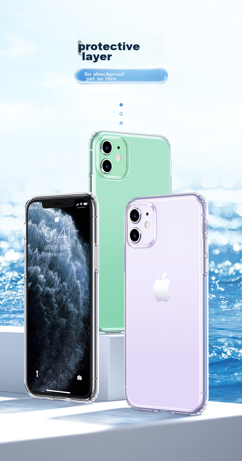Прозрачный чехол для iPhone 11