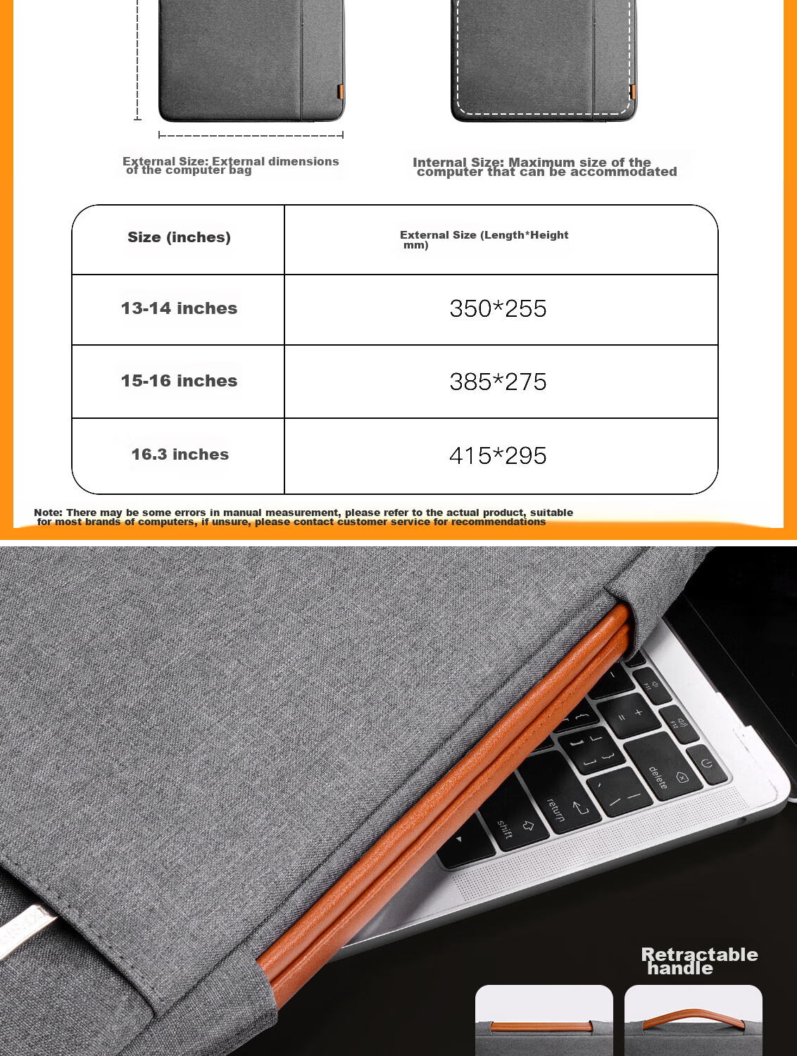 Чехол для ноутбука Taikesen, водоотталкивающий, для Huawei 16 дюймов, Lenovo, Apple Macbook, универсальный, темно-серый