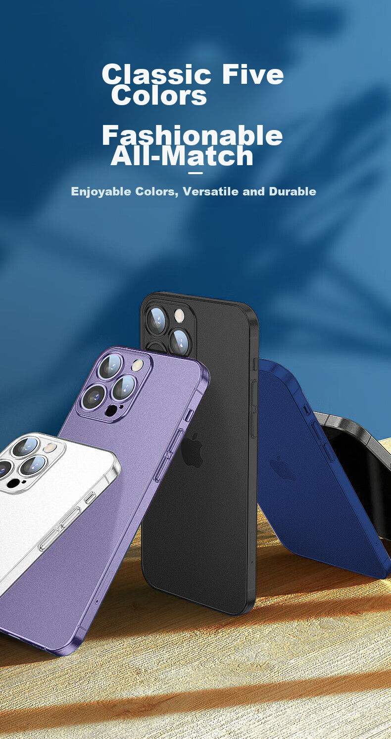 Чехол NEYAA для iPhone 14 Pro Max, ультратонкий, прозрачный, матовый, противоударный, с полной защитой камеры